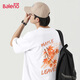 班尼路（Baleno）純棉短袖t恤男夏季港風(fēng)潮流青少年重磅復古休閑男士百搭五分袖