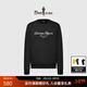 比音勒芬【輕柔彈力】秋季時(shí)尚男士簡(jiǎn)約字母印花T恤百搭圓領(lǐng)長(cháng)袖套頭衛衣 07黑 XL
