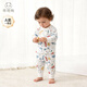 乖奇熊男女寶寶長(cháng)袖長(cháng)褲內衣套裝春夏嬰兒童純棉空調睡衣服秋衣褲兩件套
