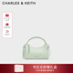 CHARLES&KEITH26春新品蝴蝶結多巴胺手提斜挎小方包新年生日禮物CK2-30160255 Mint Green薄荷綠色 S