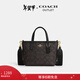 蔻馳（COACH）奧萊女士女包經(jīng)典標志CITY迷你托特包單肩斜挎包手提包禮物city15 IM/胡桃木色/黑色