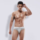 Asianbum男士內(nèi)褲男青年50S棉純色透氣低腰三角褲性感潮流 花灰 XXL