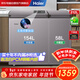 海爾（Haier）212升冰柜家用  雙溫雙箱冷柜一級能效節能 PCM內膽 家用凍藏兩用冰柜減霜80%雪糕柜FCD-212GHXPC