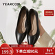 意爾康女鞋細跟通勤工作鞋淺口時(shí)裝高跟鞋單鞋女春秋 26901W黑色38