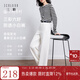三彩【宋軼同款】【防透小白褲】2026春季新款白色牛仔褲高腰直筒褲Z 云朵白 S 155/64A 155/64A