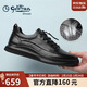 金利來(lái)（Goldlion）男鞋男士休閑鞋沖孔透氣涼鞋舒適耐磨皮鞋G522320162TRD黑色42