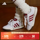 adidas ENTRAP美式校園風(fēng)運動(dòng)少年感復古籃球風(fēng)板鞋男女阿迪達斯   白色/紅色   42