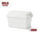 MUJI 聚丙烯耐壓收納箱 儲物箱 箱子 大 長(cháng)60*寬39*高37cm