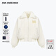 ANN ANDELMAN【馬甜甜同款】羊羔絨泰迪熊絨毛保暖夾克短外套冬季 白色 S