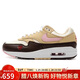 耐克NIKE女子 AIR MAX 1 87運動(dòng)休閑鞋FZ4346-200卡其棕白淺粉37.5