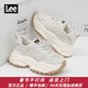 Lee女鞋新款厚底增高老爹鞋時(shí)尚潮流舒適休閑鞋女輕便百搭韓版運動(dòng)鞋 米色 38