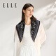 ELLE絲巾女春夏披肩女士圍巾時(shí)尚方巾高級感印花送女友送媽媽