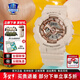 卡西歐（CASIO）手表BABY-G女學(xué)生馬卡龍潮流夜跑防水防震運動(dòng)表新年情人節禮物 BA-110XCP-4裸粉玫瑰金
