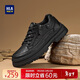海瀾之家（HLA）男鞋時(shí)尚復古戶(hù)外工裝鞋子男款休閑皮鞋HAAGZM4EBB280 黑色42
