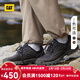 卡特（CAT）25季新品男士休閑工裝低幫休閑鞋工裝鞋通勤皮鞋男鞋 灰色 42