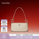 Calvin Klein【女神節禮物】時(shí)尚腋下包休閑通勤包包字母拉鏈CK女包單肩法棍包 67U-牛奶白 OS