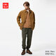 優(yōu)衣庫常規款男裝HEATTECH仿羊羔絨運動(dòng)長(cháng)褲休閑25秋冬新款479787 479787/57深橄欖色 M
