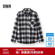 森馬（Semir）[商場(chǎng)同款]長(cháng)袖襯衫男純棉法蘭絨格子外套2025秋冬101525105106
