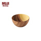 MUJI MUJI 木制 碗 餐具 家用 MDF4CC1A 原色 約直徑13*高6cm