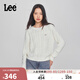 Lee商場(chǎng)同款舒適版絞花金屬牌女毛衣 乳白色 L