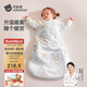 貝肽斯嬰兒睡袋暖姜恒溫兒童一體睡袋嬰幼兒防踢被睡衣秋冬中厚 弗里德M
