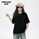 唐獅（TonLion）純棉短袖t恤女裝新款寬松顯瘦小個(gè)子女士上衣服可愛(ài)卡通潮流半袖