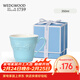 Wedgwood【新年禮品】威基伍德 歡愉假日系列陶瓷杯藍色馬克杯茶杯水杯