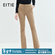 愛(ài)特愛(ài)（EITIE）氣質(zhì)駝色OL修身通勤顯瘦微喇呢子休閑褲長(cháng)褲冬季新款7205901 淺駝83 L 165