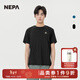 NEPA耐葩25年新品男士夏季戶(hù)外透氣運動(dòng)短袖圓領(lǐng)T恤7L35325 黑色C01 L 180/96A（105）