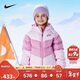NIKE 耐克童裝男女童短款羽絨服冬季新款兒童連帽防風(fēng)保暖外套