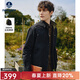 Navigare意大利小帆船兩面穿襯衫2025春秋季新款棉質(zhì)襯衣外套男士休閑上衣 暗夜黑 L