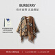 博柏利（BURBERRY）【禮物】女裝 對比感格紋羊毛混搭斗篷披肩