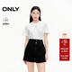 ONLY2025秋季新款時(shí)尚百搭高腰顯瘦A字短褲牛仔褲女|125143004 J09深牛仔灰色 L