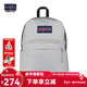 JANSPORT杰斯伯書(shū)包輕便雙肩包男女旅行包簡(jiǎn)約背包電腦包學(xué)生校園 4QUTDH7霧凇-帶側邊袋-25年