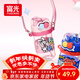 富光兒童水杯Tritan大容量吸管杯壺雙飲夏季男女小學(xué)生塑料杯子600ml