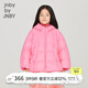 jnby by JNBY[輕便不壓身]江南布衣童裝冬羽絨服短款連帽女童兒童1NAC11890 620櫻花粉 150 cm