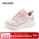 斯凱奇（Skechers）糕糕鞋女士2025新款增高老爹鞋休閑百搭運動(dòng)松糕鞋117523
