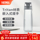 膳魔師（THERMOS）Tritan塑料水杯夏季男女運動(dòng)瓶戶(hù)外隨行杯生日禮物TCSD 迷霧灰700ml