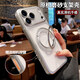 五鼠 FIVEMICE適用蘋(píng)果17promax手機殼新款磁吸支架iphone16pro鏡頭全包簡(jiǎn)約透明Air商務(wù)超薄磨砂防摔保護套高級 【太空銀】360°磁吸金屬支架_自帶高清鏡頭膜 iPhone 17 Pro Max