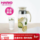 HARIO原裝進(jìn)口冷水壺大容量耐熱玻璃杯涼水壺茶果汁杯1400ML