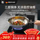 WMF福騰寶無(wú)涂層不銹鋼炒鍋炒菜鍋平底電磁爐明火通用金剛30cm年貨節