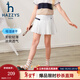 哈吉斯（HAZZYS）童裝女童兒童短褲春新款速干涼爽透氣彈力青春活力裙褲 本白 165