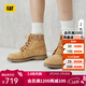 卡特（CAT）馬丁靴女鞋新品牛皮厚底彩色女靴商場(chǎng)同款CHARLI 黃色 38