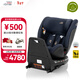 寶得適（BRITAX）寶寶兒童安全座椅0-7歲isize認證正反360°旋轉成長(cháng)騎士 精致藍