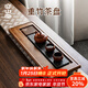 容山堂重竹烏金石茶盤(pán)家用功夫茶具小茶臺瀝水茶托盤(pán) 重竹烏金石茶盤(pán)-瀾溪61*21