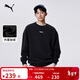 彪馬PUMA【尺碼偏大】衛衣男子秋季休閑圓領(lǐng)百搭套頭衫 534365 L