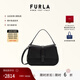 芙拉（FURLA）【新年禮物】【明星同款】FLOW中號牛皮女士手提包單肩斜挎包 黑色