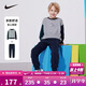 NIKE3BRAND 耐克男女童無(wú)帽衛衣+長(cháng)褲2件套裝秋季新款長(cháng)袖套裝