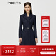PORTS寶姿秋冬新品女裝長(cháng)袖中長(cháng)連衣裙ALM9N013LCF030 丈青-1 XXS (0)