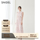 SNIDEL2025秋冬新品優(yōu)雅荷葉邊小飛袖印花茶歇連衣裙SWFO254011 粉色 S (0)